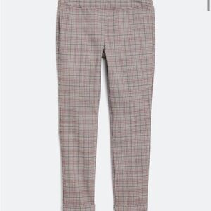 Plaid Slim Fit Pants